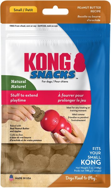 Kong Peanut Butter Snacks Dog Treats - 7 oz pack