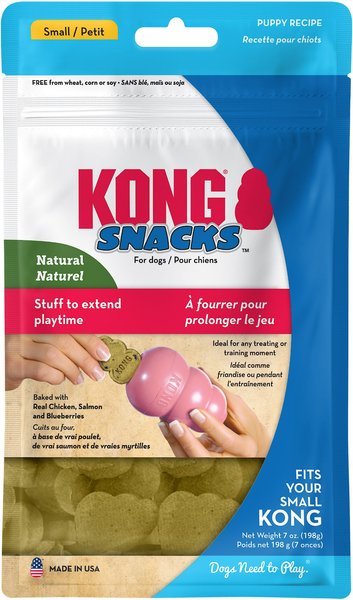 KONG Stuff'N Puppy Snacks Dog Treats, 7-oz pouch slide 1 of 7