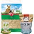 Chick Starter Kit - Kaytee Pine Small Animal Bedding, Lixit Chick Feeder & Fountain, Scratch and Peck Supplement