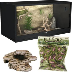 Reptile Starter Kit - Symton Reptile Enclosure, 120-gal + 2 other items
