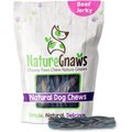 Nature Gnaws 5-6-inch Braided Beef Jerky Dog Chews, 10 count