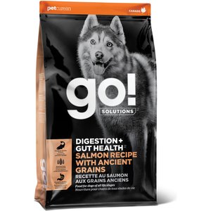 Go! Solutions Digestion + Gut Health Salmon Recipe with Ancient Grains for Dogs, 3.5-lb bag