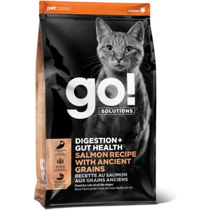 Go! Solutions Digestive + Gut Health Salmon Recipe with Ancient Grains for Cats, 3-lb bag