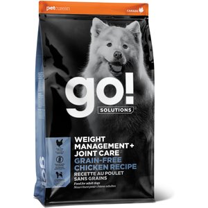 Go! Solutions Weight Management + Joint Care Grain-Free Chicken Recipe for Dogs, 12-lb bag