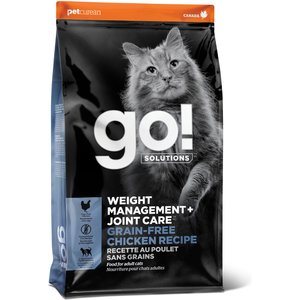 Go! Solutions Weight Management + Joint Care Grain-Free Chicken Recipe for Cats, 8-lb bag