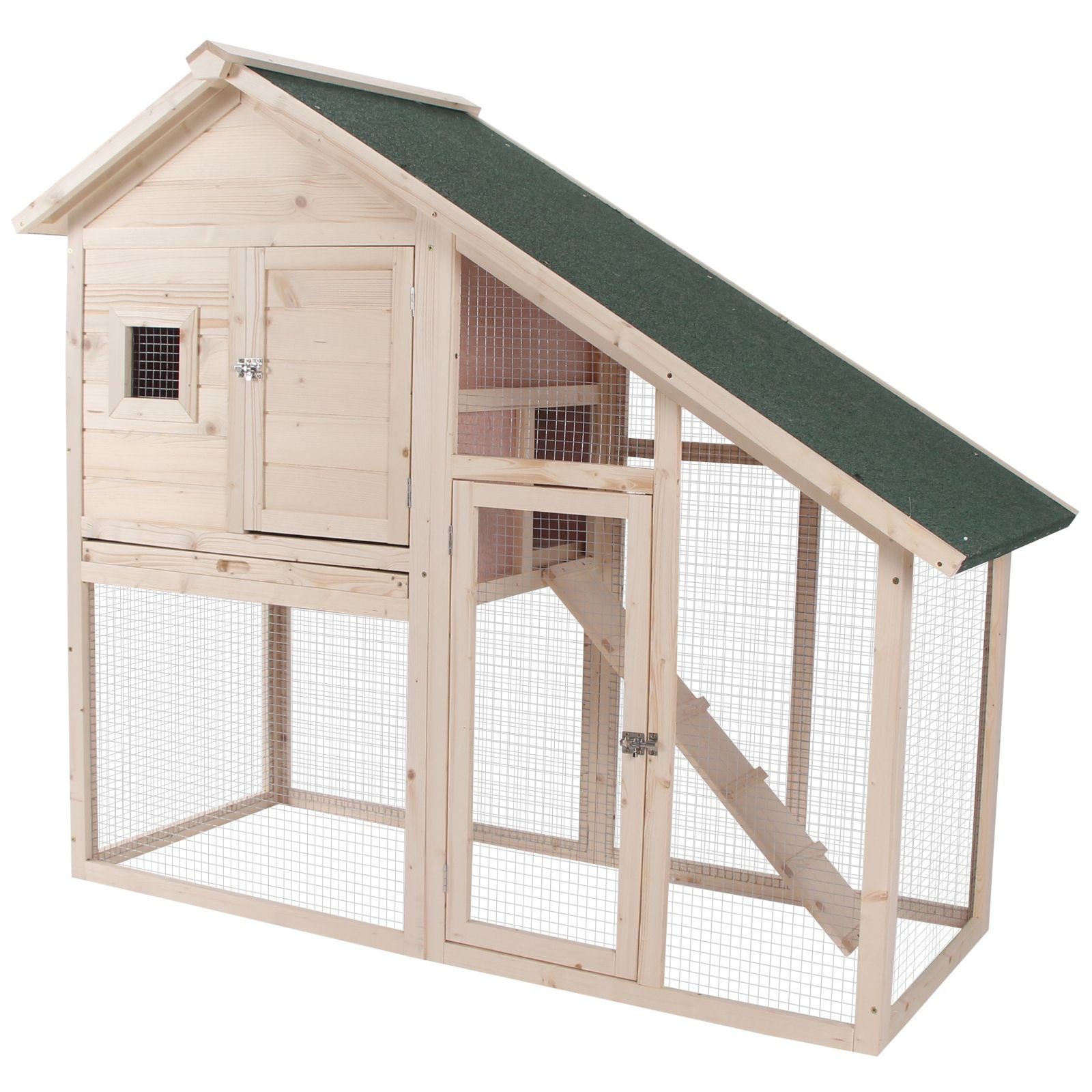 PAWHUT 2Tier Wood Rabbit Hutch Customer Questions