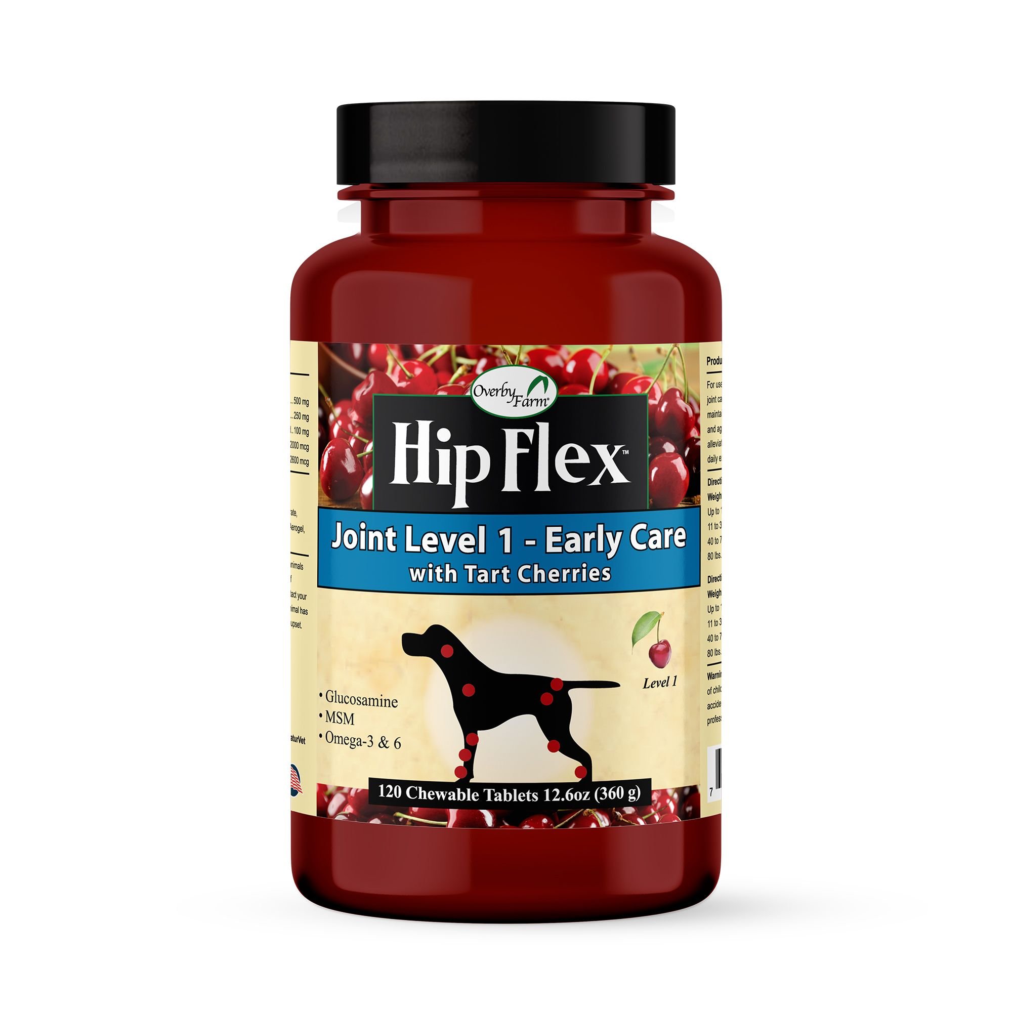 OVERBY FARM Hip Flex Joint Level 1 Early Care with Tart Cherries Dog