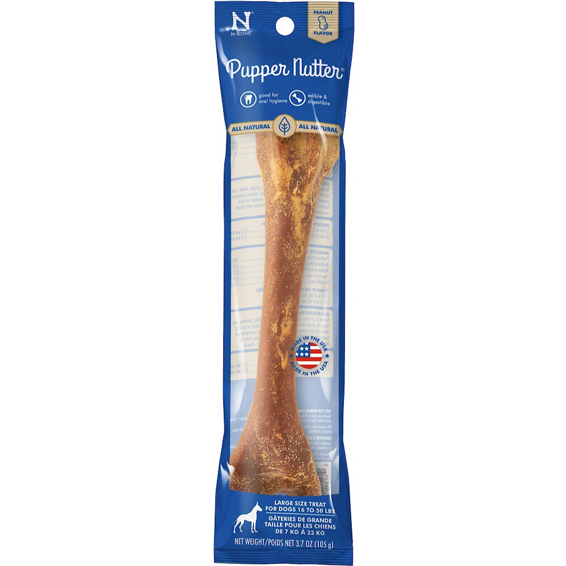 N BONE Pupper Nutter Dog Treat Large 1 count Chewy