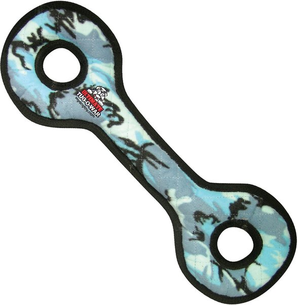 TUFFY'S Ultimate Tug-O-War Squeaky Plush Dog Toy, Camo Blue - Chewy.com