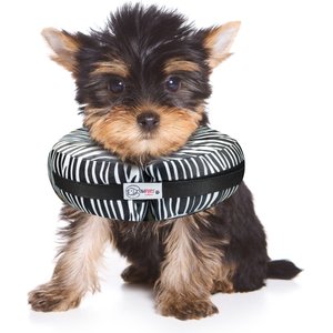 Comfurt Collar Dog & Cat Recovery Collar, Zebra, X-Small