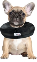 Comfurt Collar Dog & Cat Recovery Collar, Black, Small