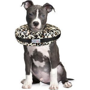 Comfurt Collar Dog & Cat Recovery Collar, Cheetah, Large
