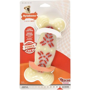 Nylabone Power Chew Bacon Flavored Action Ridges Dog Chew Toy, X-Large 