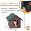 K\&H Pet Products Outdoor Unheated Holiday Gingerbread Cat House
