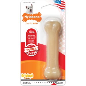 Nylabone Power Chew Original Flavored Durable Dog Chew Toy, Small 