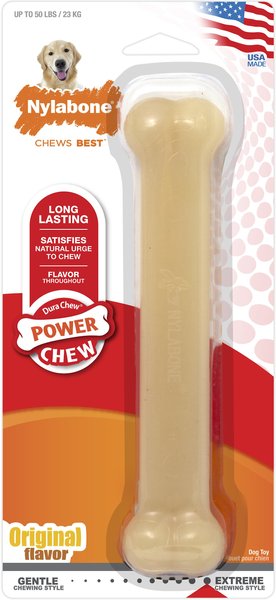 Nylabone Power Chew Original Flavored Durable Chew Dog Toy, Large slide 1 of 11