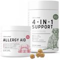 Chew + Heal 4-IN-1 Support Chews Dog Supplement & Chew + Heal Allergy Aid Chews Dog Supplement, 210 count