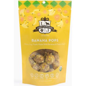 Lord Jameson Banana Pops Soft & Chewy Dog Treats, 6-oz bag