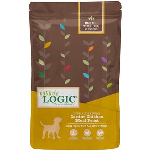 Nature's Logic Canine Chicken Meal Feast All Life Stages Dry Dog Food, 4.4-lb bag