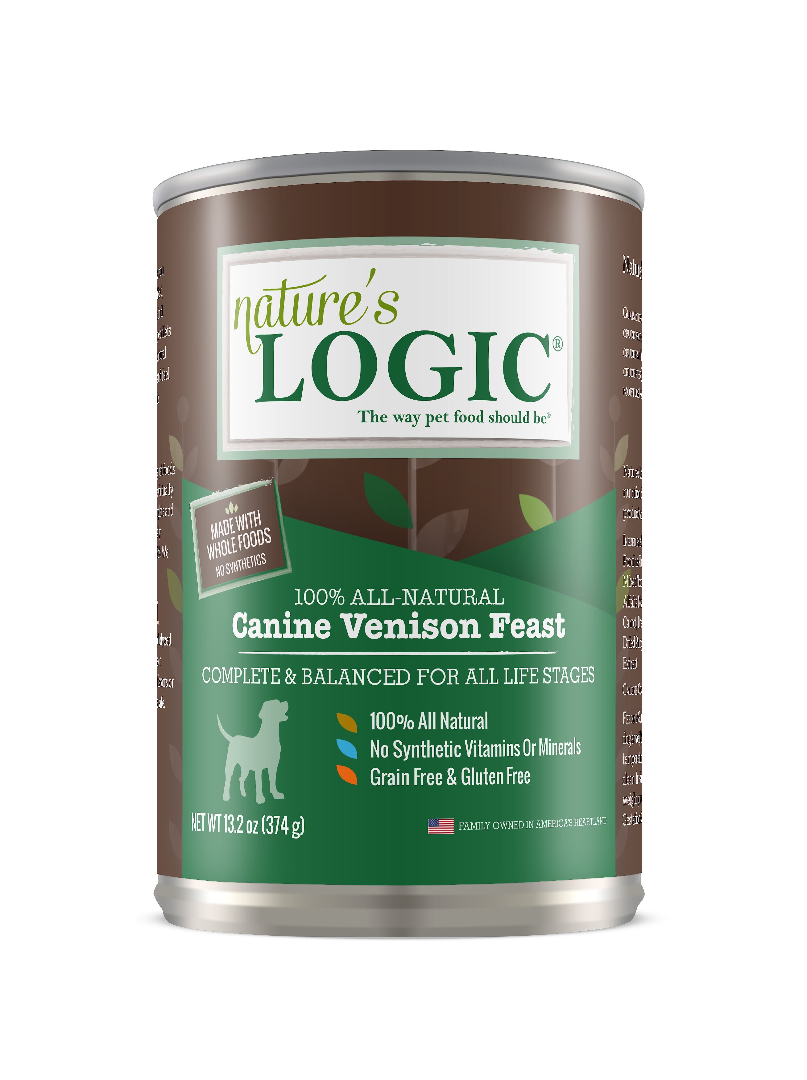 NATURE'S LOGIC Canine Venison Feast All Life Stages GrainFree Canned