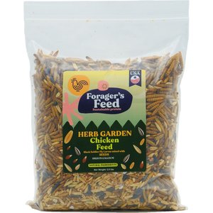Forager's Feed Herb Garden BSFL & Seeds Poultry Feed, 2.0-lb bag