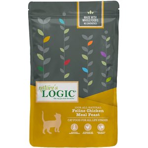 Nature's Logic Feline Chicken Meal Feast All Life Stages Dry Cat Food, 7.7-lb bag
