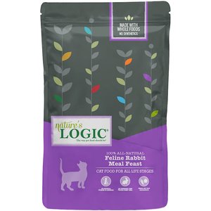Nature's Logic Feline Rabbit Meal Feast All Life Stages Dry Cat Food, 7.7-lb bag