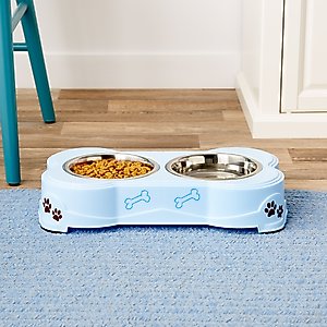 Loving Pets Dolce Double Diner Pet Dish, Murano, 24-oz