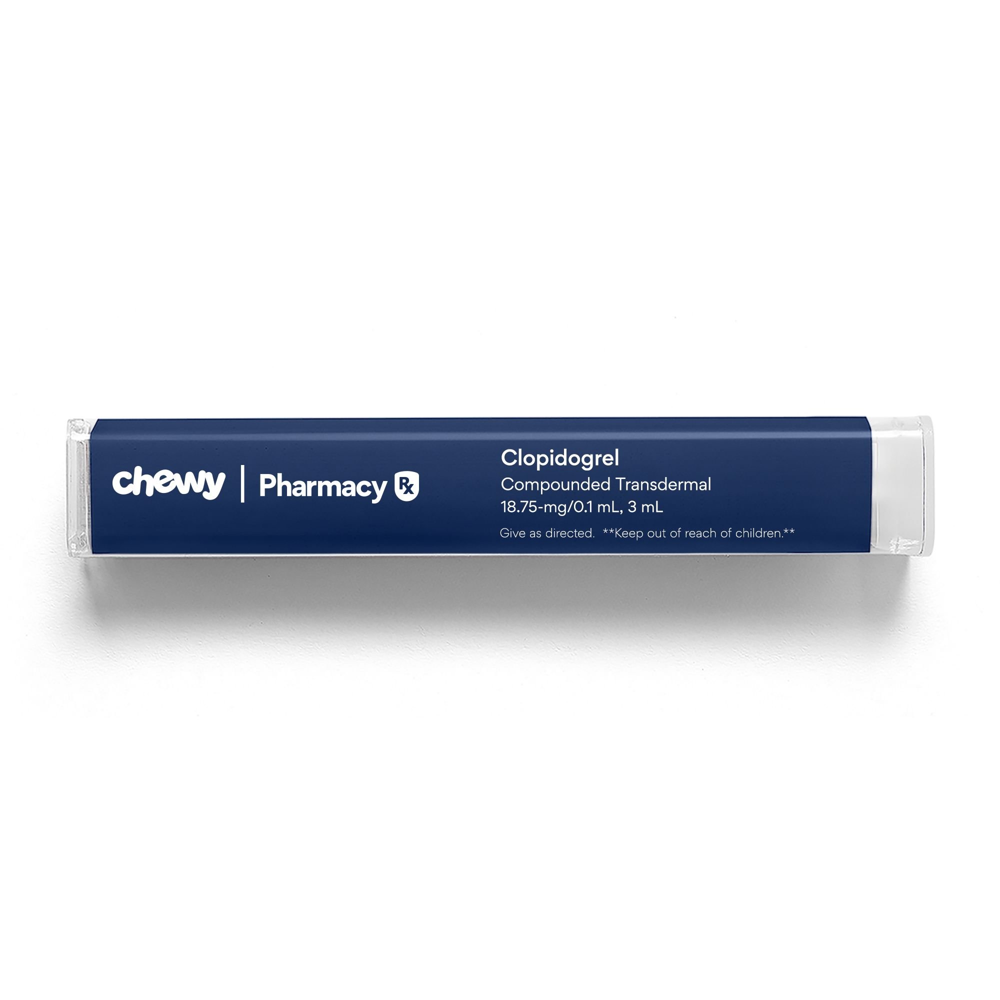 Clopidogrel Compounded Transdermal for Dogs and Cats