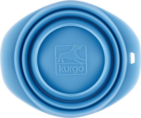 Show full view: Kurgo Collaps-A-Bowl Pet Bowl, Blue slide 4 of 7
