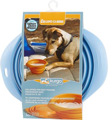 Show full view: Kurgo Collaps-A-Bowl Pet Bowl, Blue slide 6 of 7
