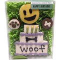 Bubba Rose Biscuit Co. Natural Peanut Butter Flavored Happy Birthday Crunchy Dog Treats, 4 count