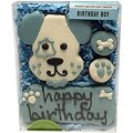 Bubba Rose Biscuit Co. Natural Peanut Butter Flavored Birthday Boy Dog Crunchy Dog Treats, 4 count