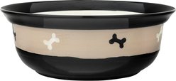 PetRageous Designs City Pets Bones Pet Bowl, 4 cup