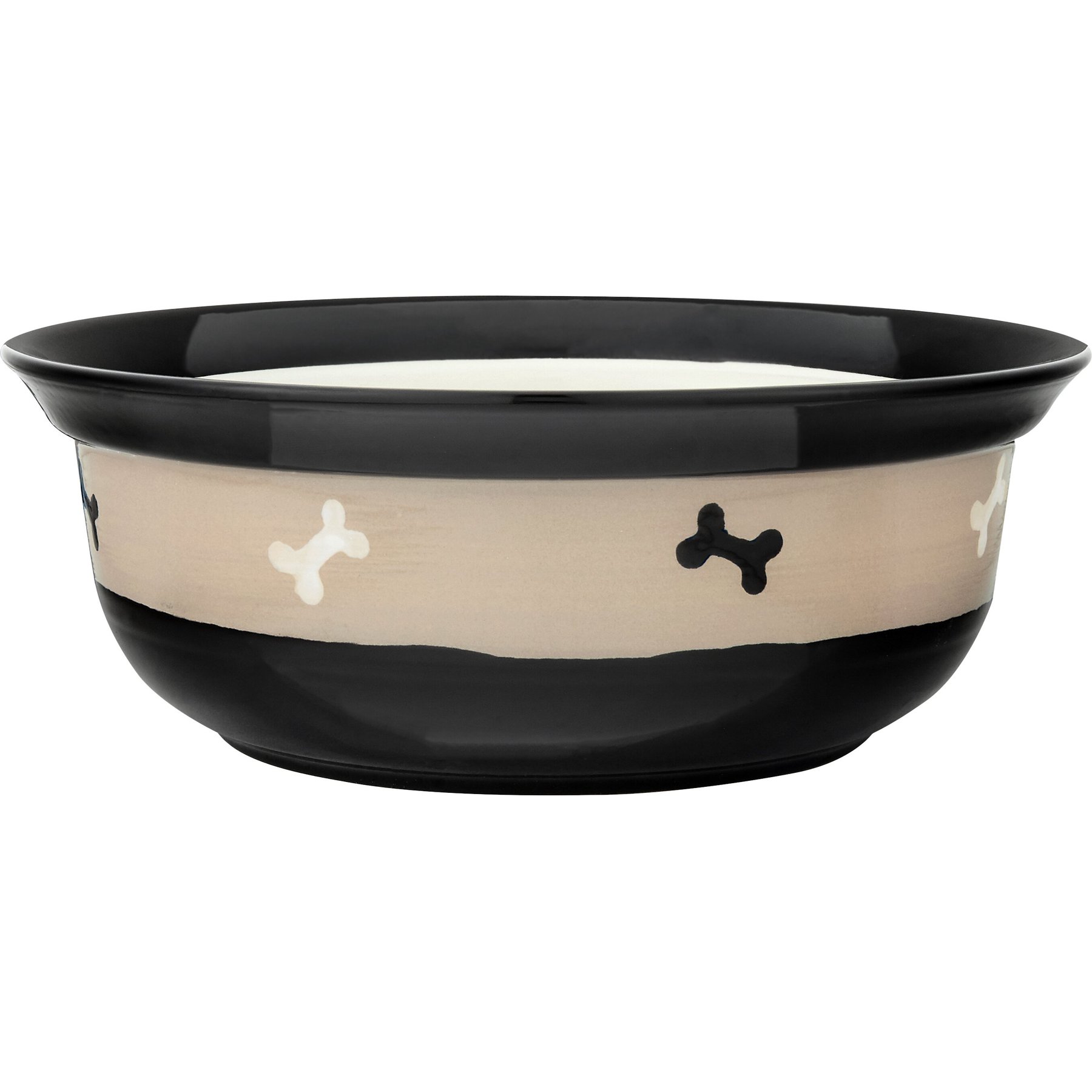 PetRageous Designs City Pets Bones Pet Bowl, 4 cup