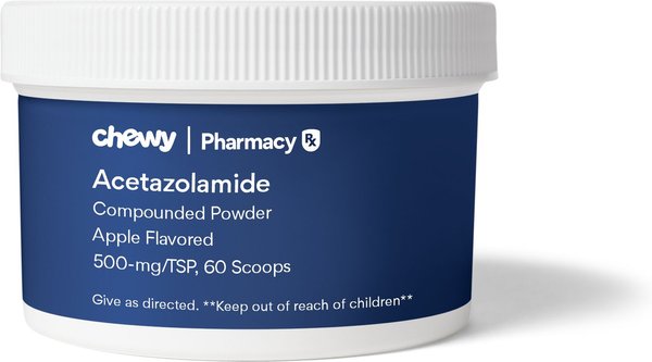Acetazolamide Compounded Powder Apple Flavored for Horses, 500-mg/TSP, 60 scoops slide 1 of 1