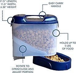 Bergan Travel Feeder, 5-lb storage slide 2 of 2