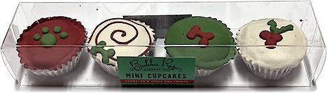 Bubba Rose Biscuit Co. Christmas Mini Cupcake Box Dog Treats, 4 count slide 1 of 2