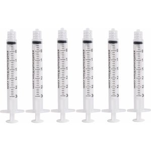 Exotic Nutrition O-Ring Syringes, 1-ml Luer Tip