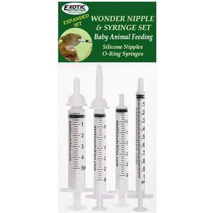 Exotic Nutrition Wonder Nipple & Syringe Set, Expanded