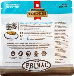 Primal Cupboard Cuts Fish Grain-Free Freeze-Dried Raw Dog Food Topper, 3.5-oz bag slide 2 of 9