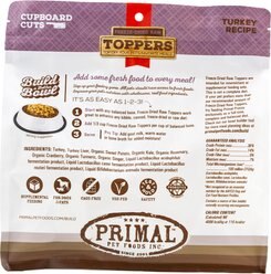 Primal Cupboard Cuts Turkey Grain-Free Freeze-Dried Raw Dog Food Topper, 18-oz bag slide 2 of 9