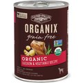 Castor & Pollux Organix Grain-Free Organic Chicken & Vegetable Recipe Adult Canned Dog Food, 12.7-oz, case of 12