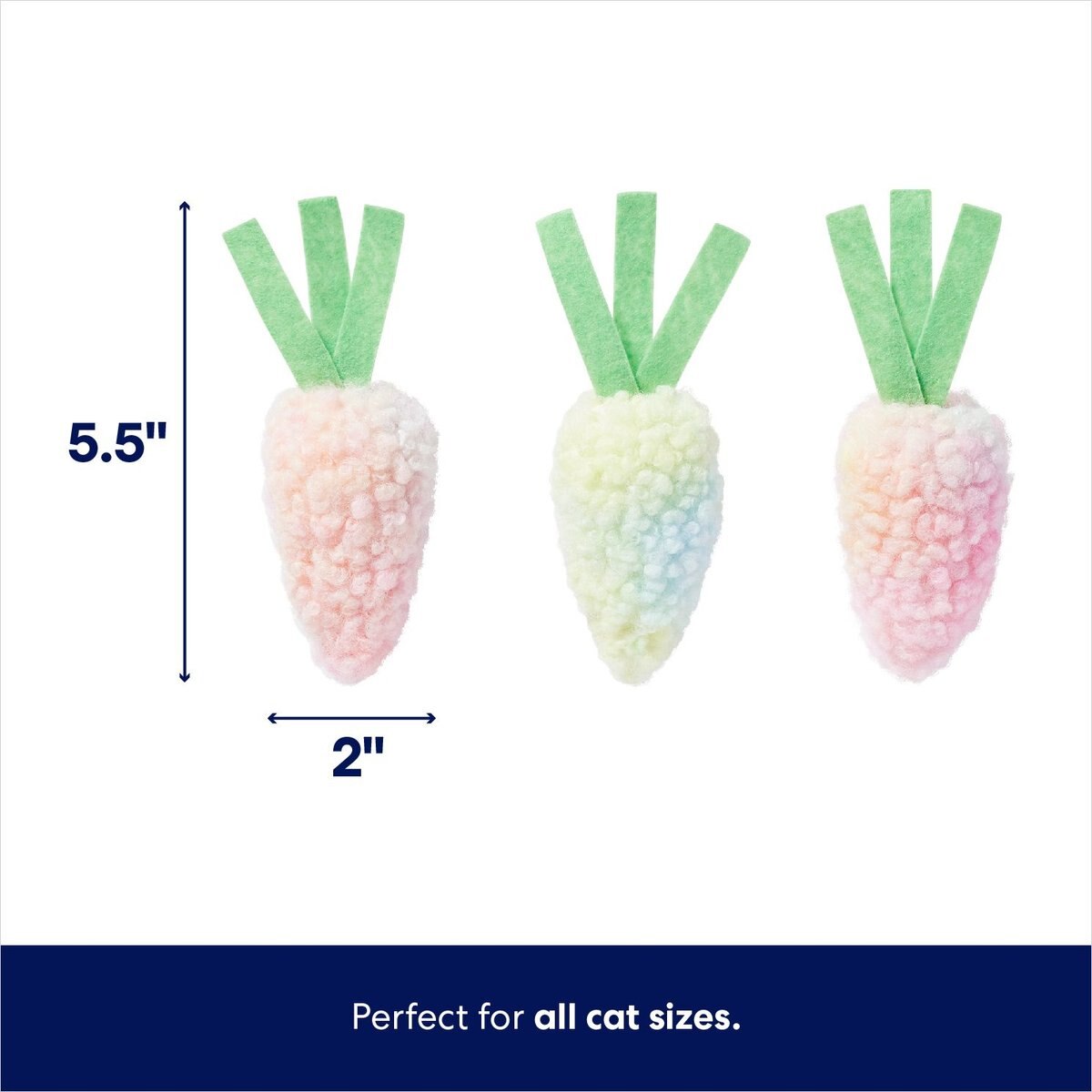 Frisco Easter Bunny and Carrot Cat Toy