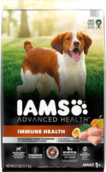 Iams Advanced Immune Health Chicken & Superfoods Adult Dry Dog Food, 27-lb bag