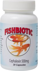 Fishbiotic Cephalexin 500-mg Fish Antbiotic Capsules, 30 count