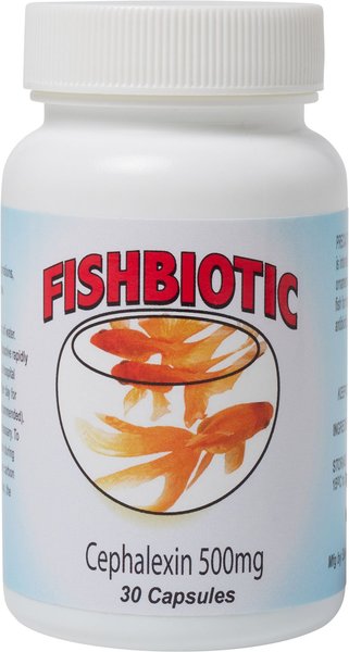 Fishbiotic Cephalexin 500-mg Fish Antbiotic Capsules, 30 count slide 1 of 1