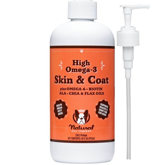NATURAL DOG COMPANY Skin & Coat Omega3 & Omega6 Oil Dog Supplement