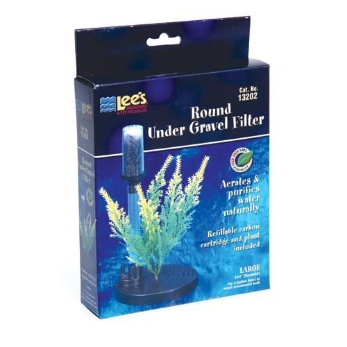 LEE'S AQUARIUM & PETS Round Under Gravel Aquarium Bowl Filter Customer