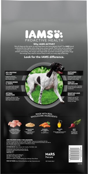 Iams Proactive Health High Protein Chicken & Turkey Adult Dry Dog Food